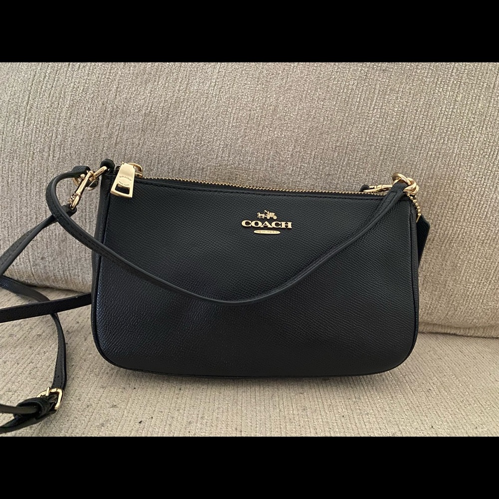 Small black shoulder bag